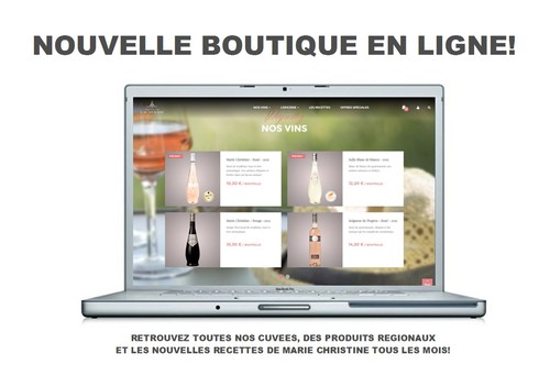 Mise en ligne du nouveau site boutique!